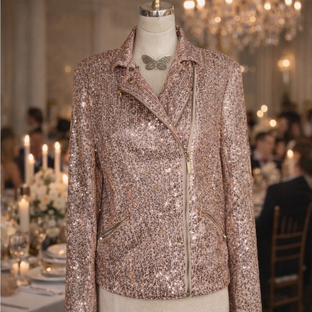 Sequin Pink Women's Jacket